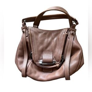 Kooba Mini Jonnie Brown Leather Purse | NWT (with imperfections)